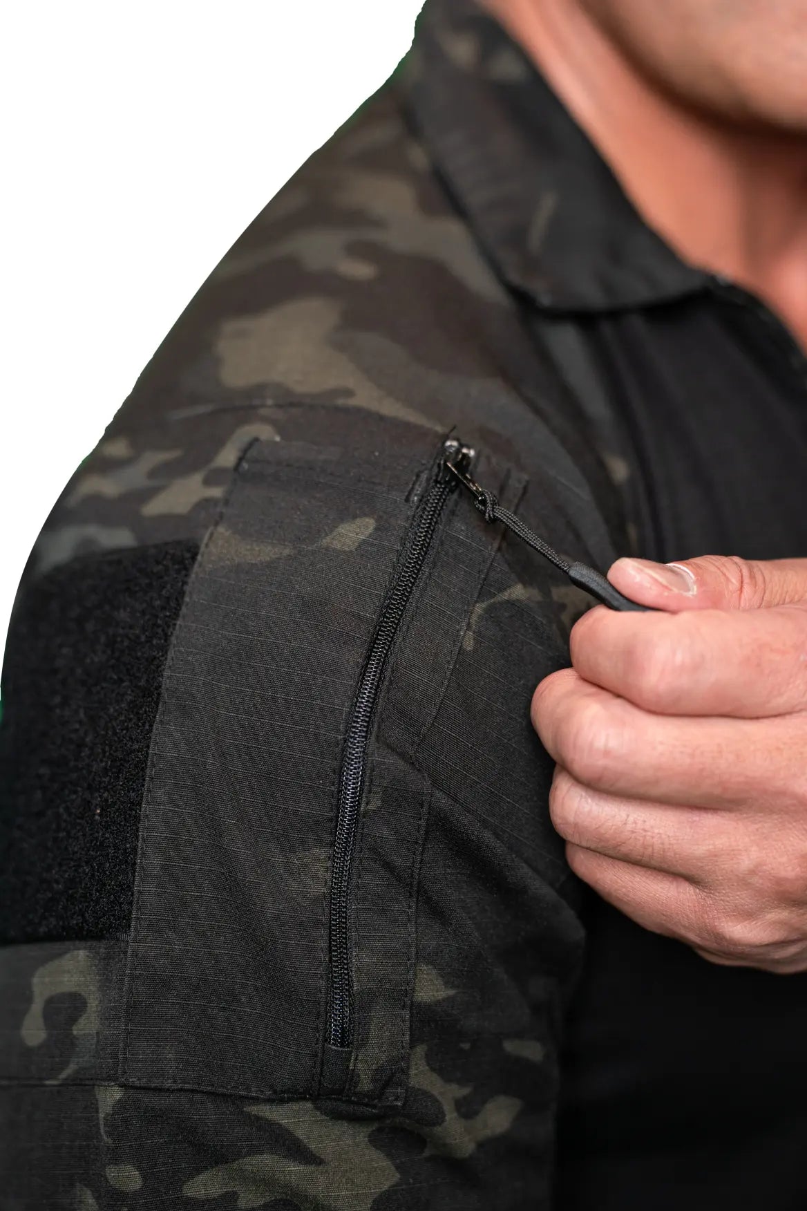 BATTLE SHIRT 2.0 RONIN SERIES BLACK MULTICAM