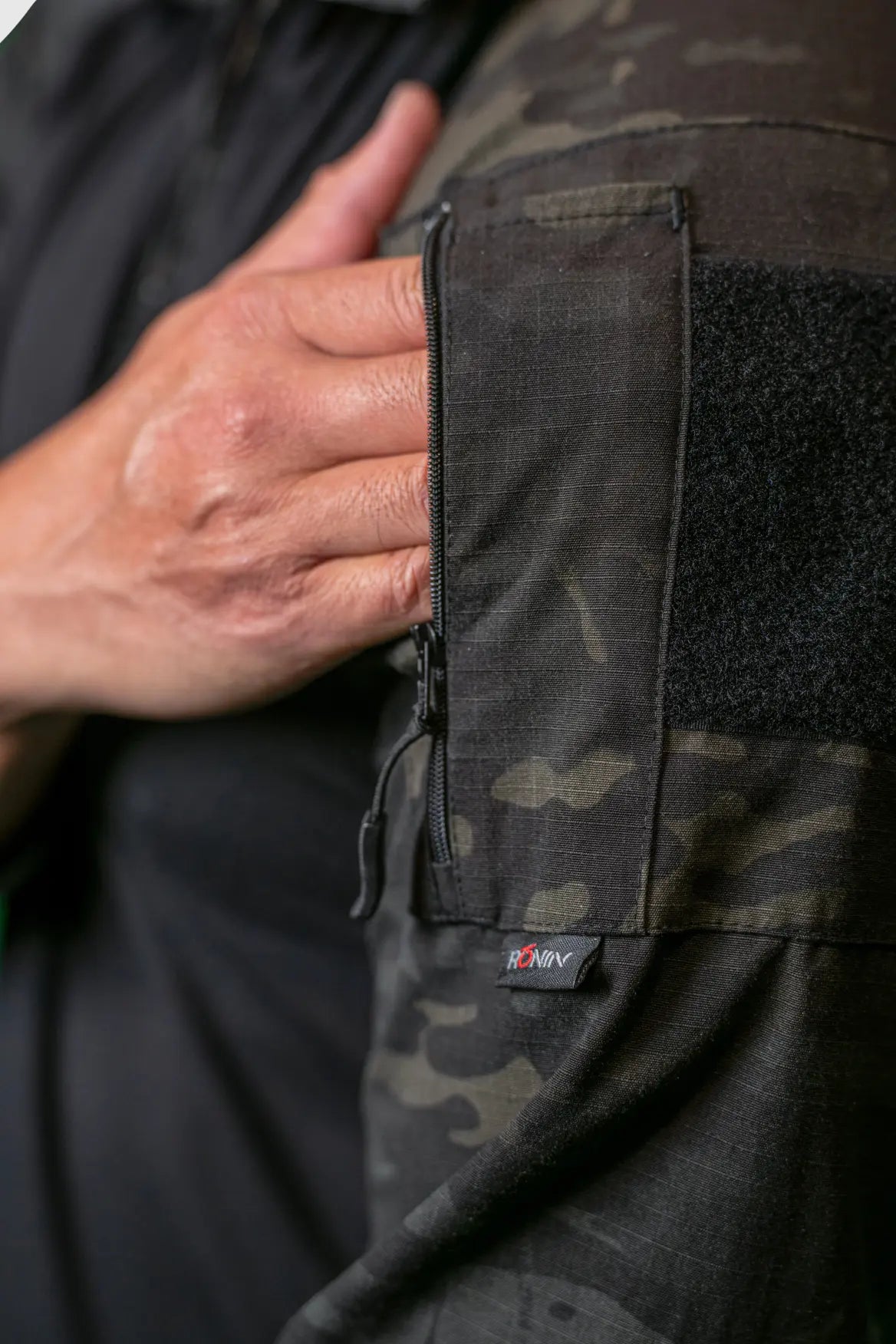 BATTLE SHIRT 2.0 RONIN SERIES BLACK MULTICAM